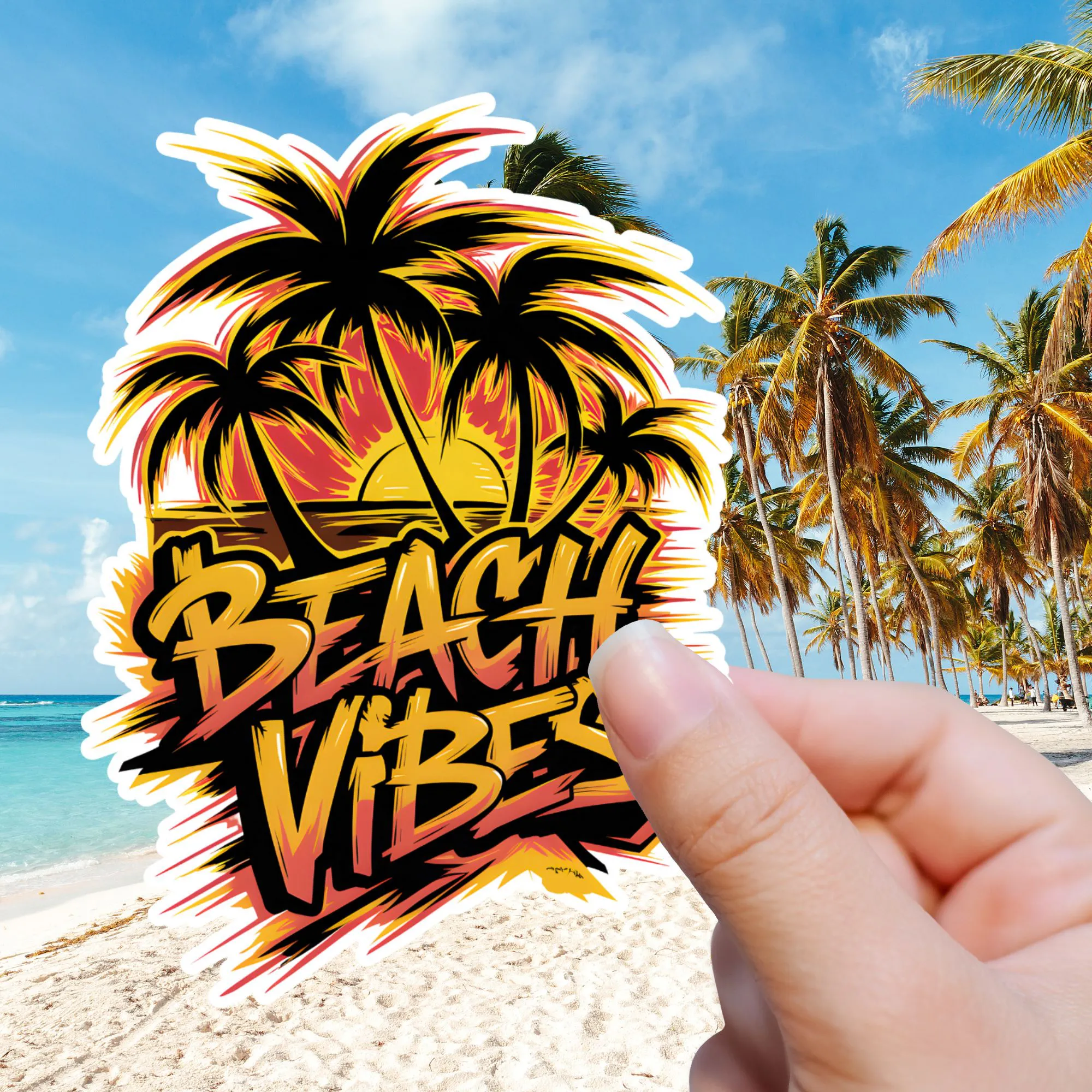 Beach Vibes Sticker