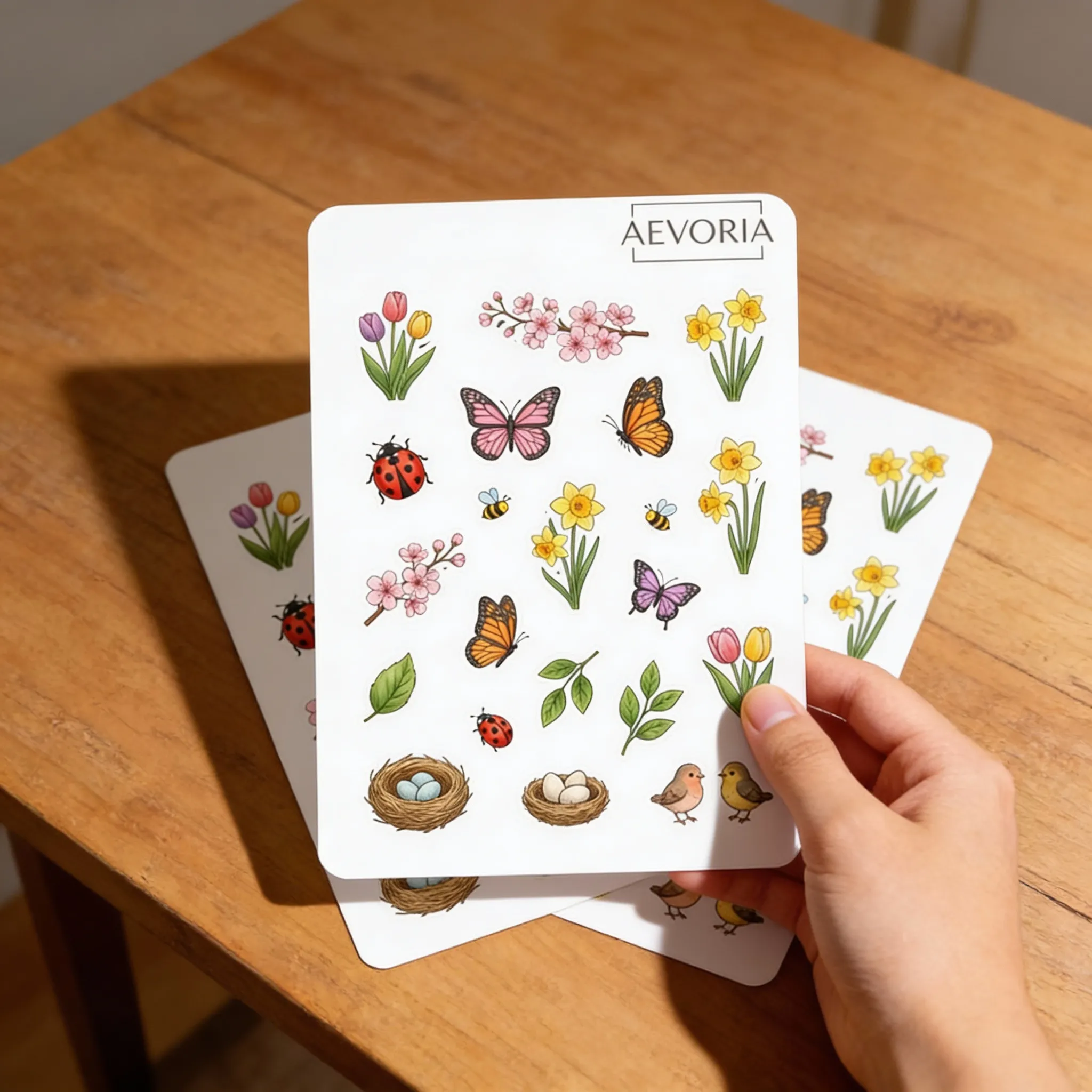 Stickerbogen Frühling & Ostern