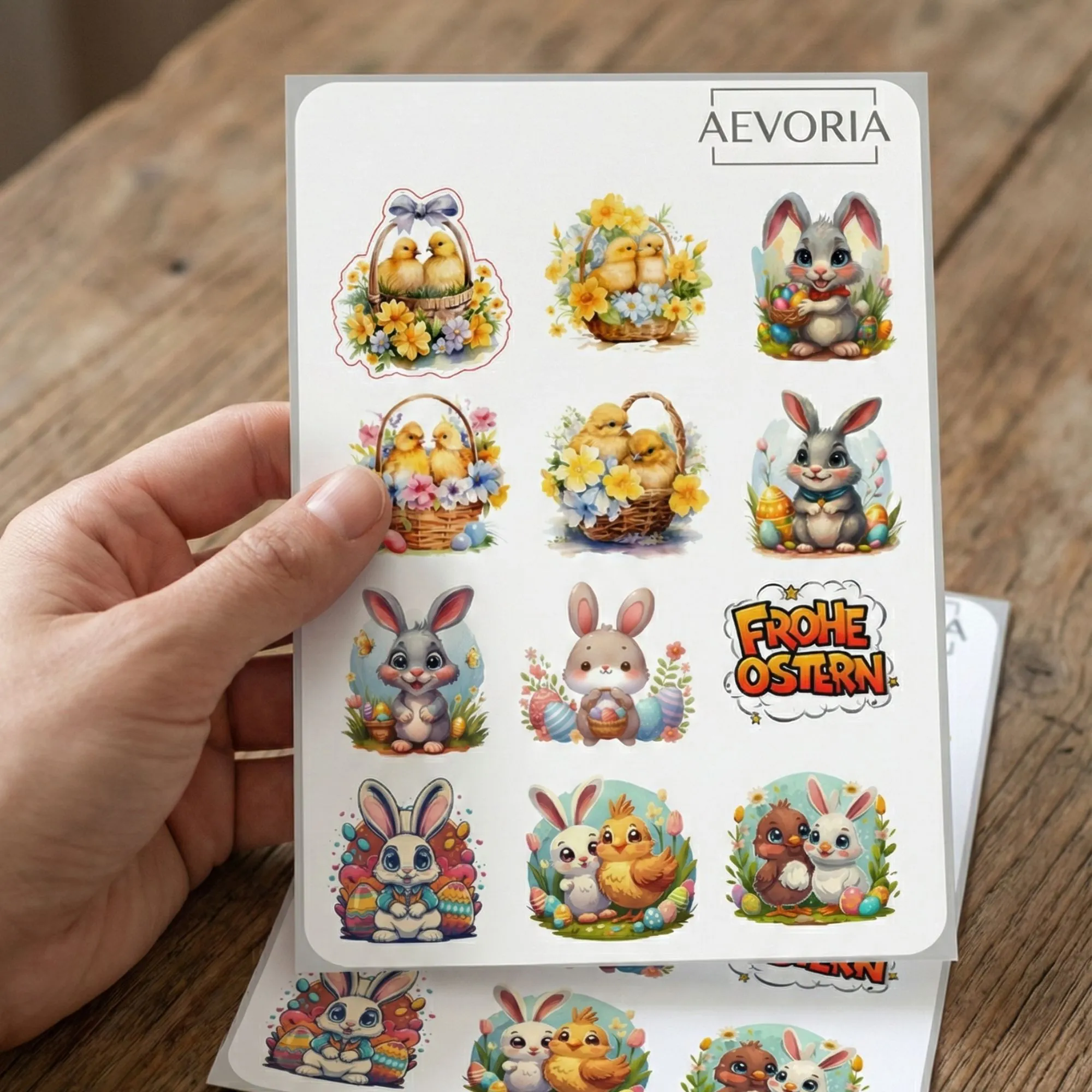 Oster Stickerbogen
