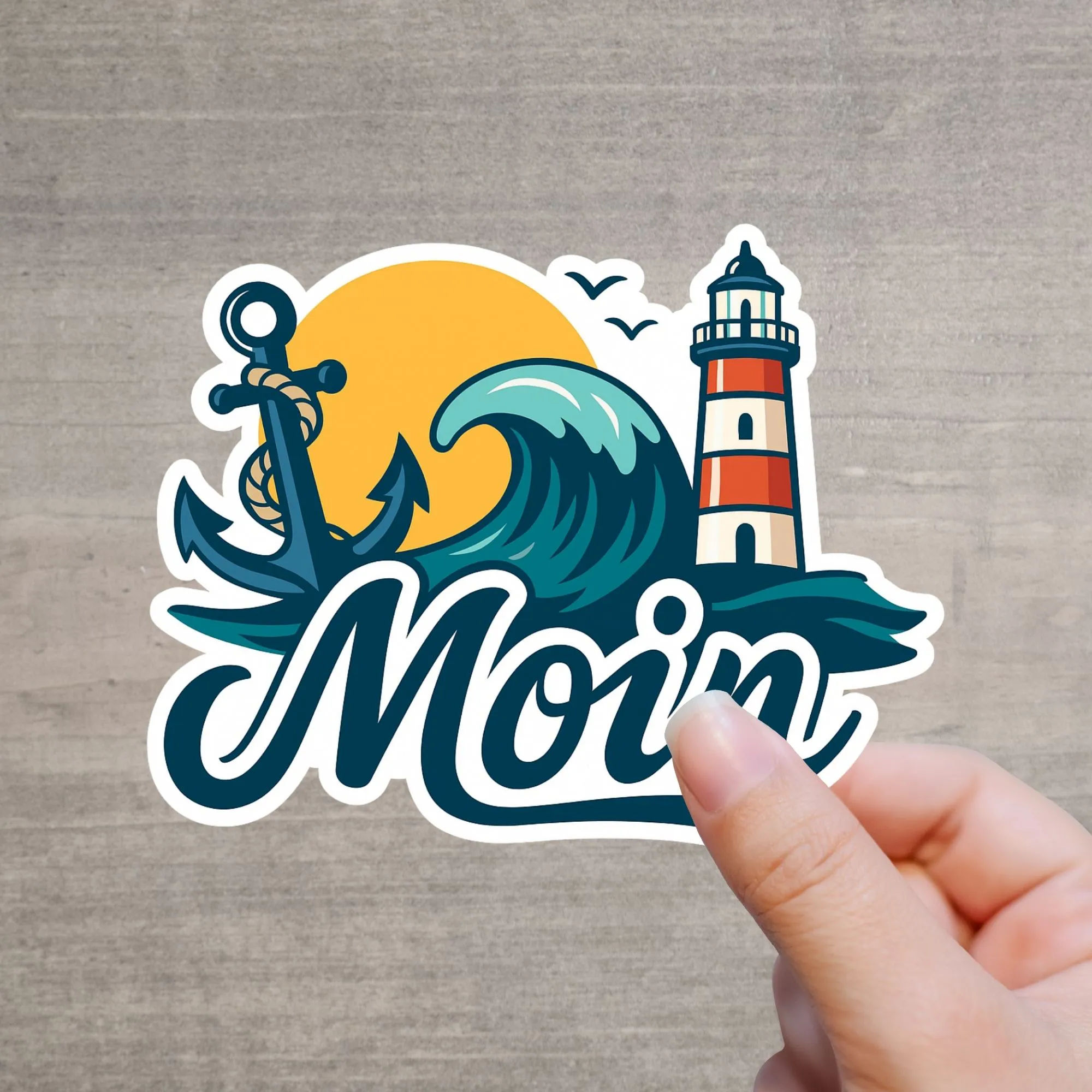 Moin Sticker Maritim