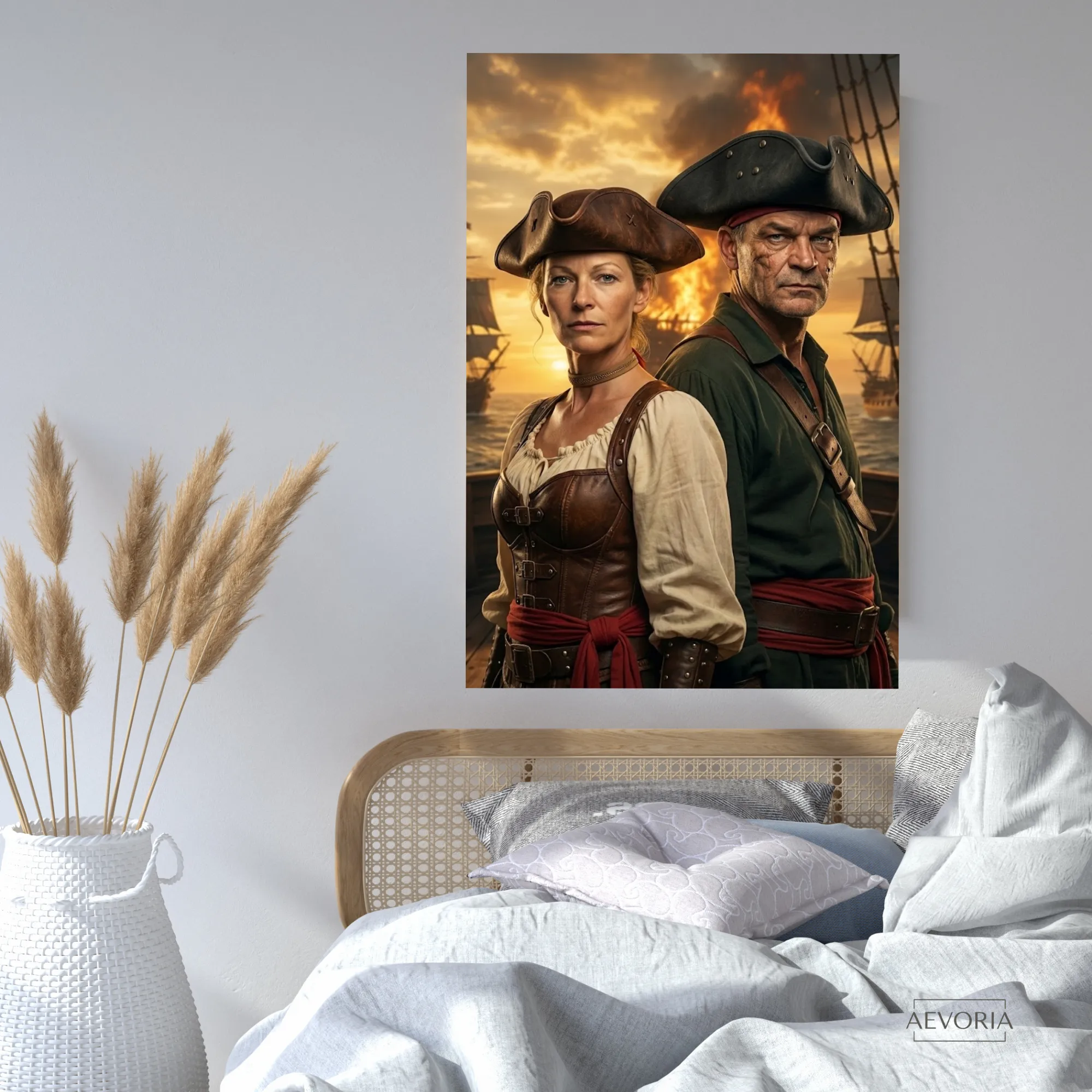 Personalisiertes Poster Fantasy | Dein Foto als Pirat