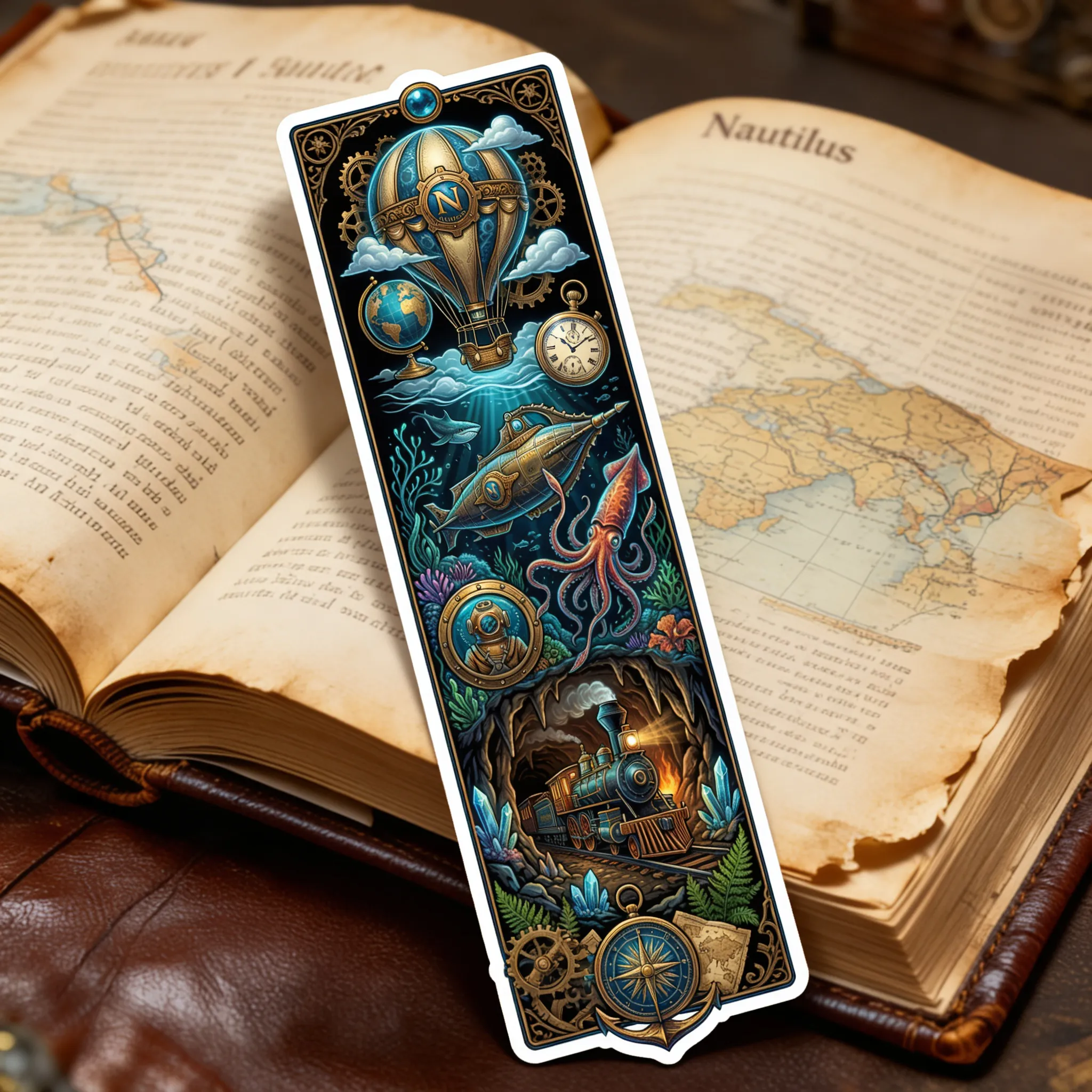 Lesezeichen Jules Verne