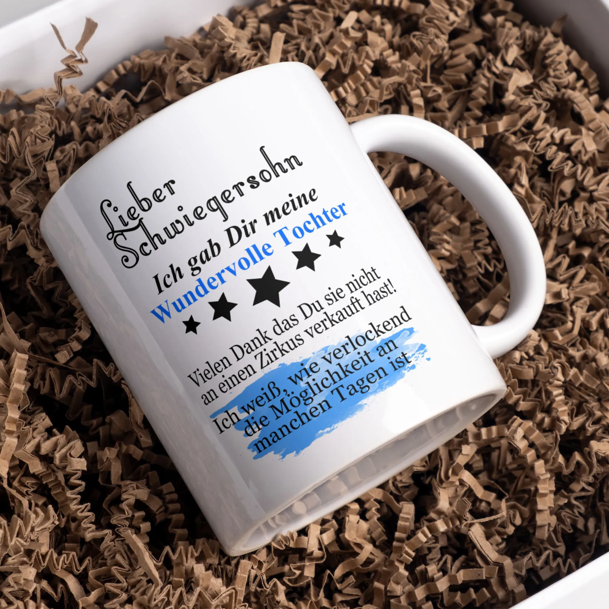 Tasse Schwiegersohn Geschenk Lustig